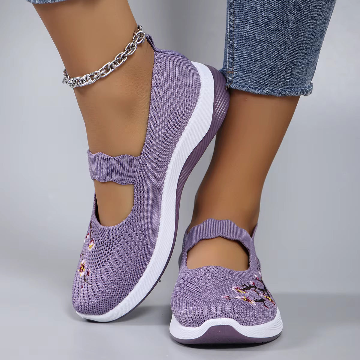 Zapatillas Mary Jane Floral™