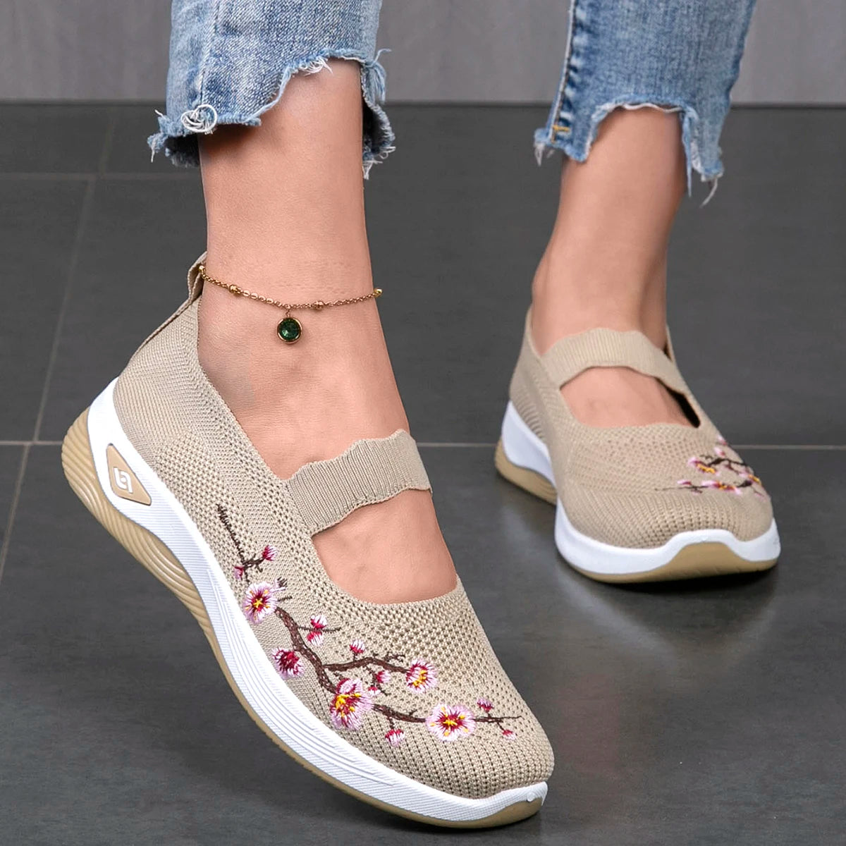 Zapatillas Mary Jane Floral™